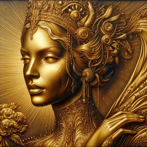 Golden Elegance: The Goddess of Juliana